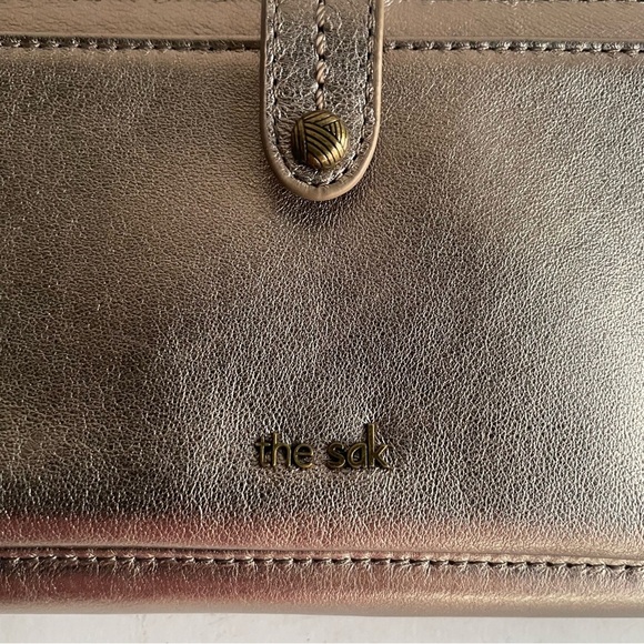 The Sak Small Purse Crossbody Shoulder Bag  Leather Tan Satchel CUTE! - Picture 2 of 14